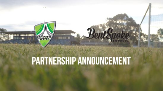 Canberra United partner with Bentspoke Brewing
