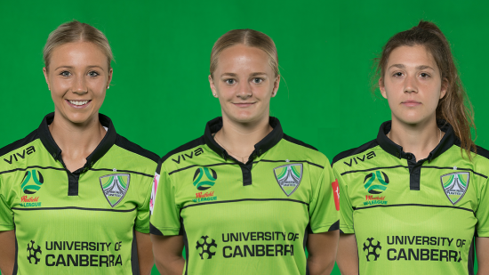 Local trio sign with Canberra United