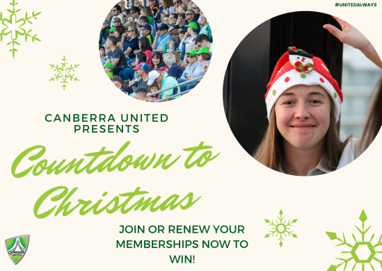 Countdown to Christmas with Canberra United
