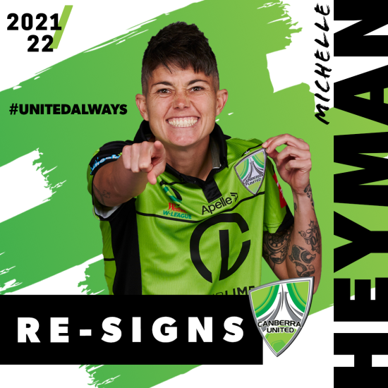 Michelle Heyman Commits to her 10th Season in Green