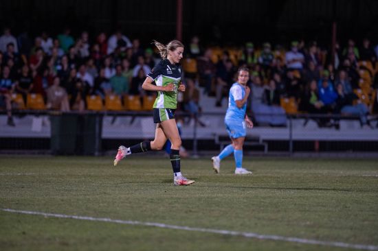 Holly Caspers on her debut for Canberra United