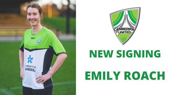 YOUNG MIDFIELDER ROACH JOINS CANBERRA UNITED