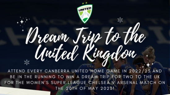 WIN A DREAM TRIP TO THE UK TO WATCH CHELSEA v ARSENAL IN THE WOMEN’S SUPER LEAGUE